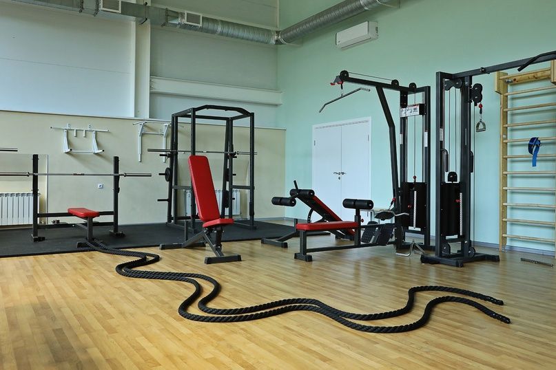 Пример оформления спортзала